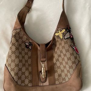 Gucci Jackie New 2 way hobo GG